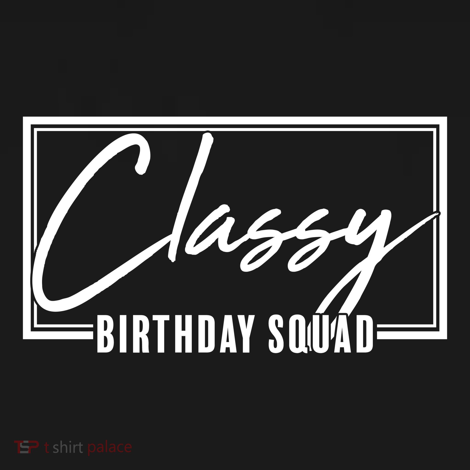 Funny Classy Birthday Squad Matching Group Shirts Doggie Tank