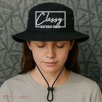 Funny Classy Birthday Squad Matching Group Shirts Bucket Hat thumb 3