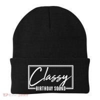 Funny Classy Birthday Squad Matching Group Shirts Beanie thumb 0