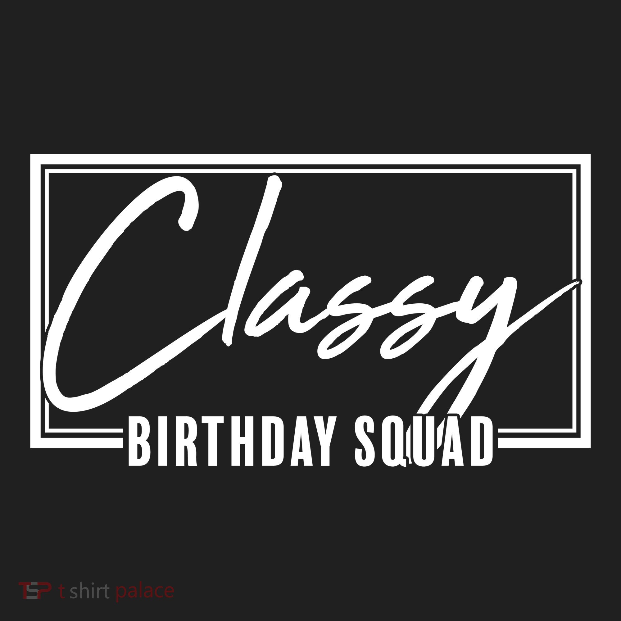 Funny Classy Birthday Squad Matching Group Shirts Golf Towel