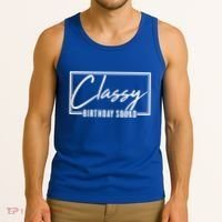 Funny Classy Birthday Squad Matching Group Shirts Tank Top thumb 3