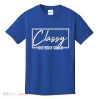 Funny Classy Birthday Squad Matching Group Shirts Kids T-Shirt thumb 0