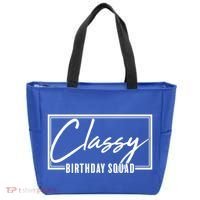 Funny Classy Birthday Squad Matching Group Shirts Tote Bag thumb 0