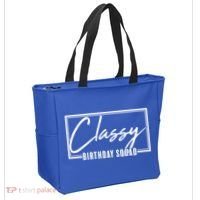 Funny Classy Birthday Squad Matching Group Shirts Tote Bag thumb 2
