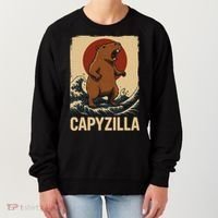 Funny Capybara Boy Girl Capyzilla  Women's Sweatshirt thumb 0