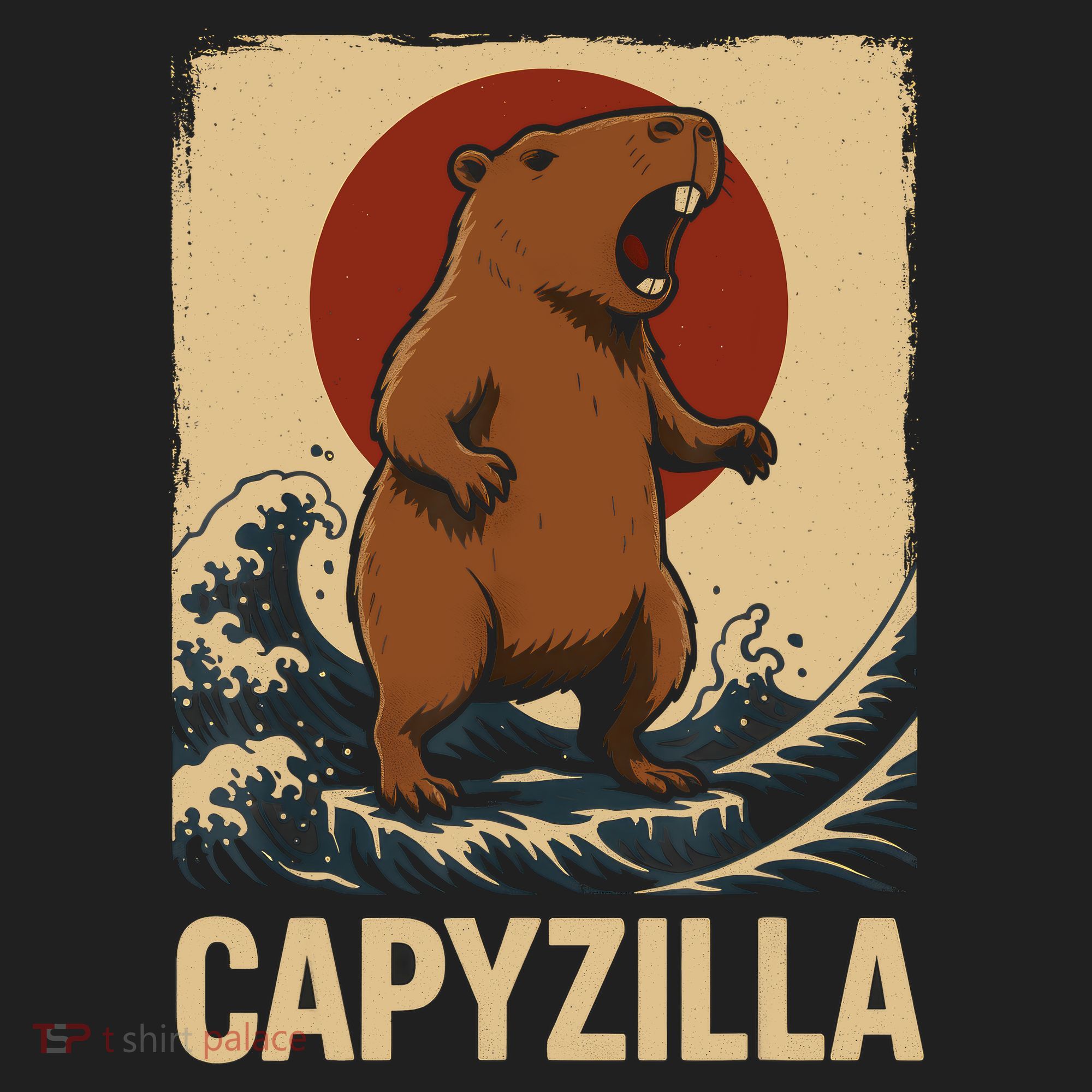 Funny Capybara Boy Girl Capyzilla  Tumbler