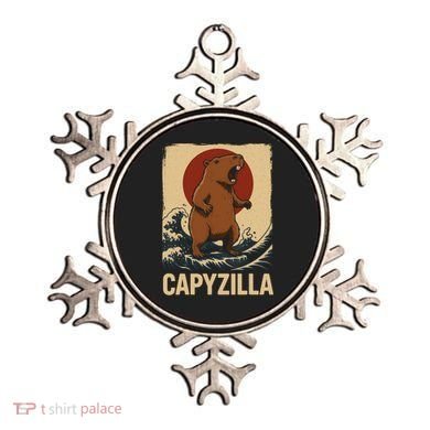 Funny Capybara Boy Girl Capyzilla  Ornament