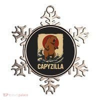 Funny Capybara Boy Girl Capyzilla  Ornament thumb 0