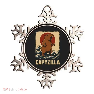 Funny Capybara Boy Girl Capyzilla  Ornament
