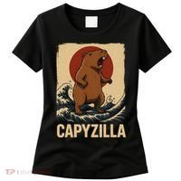 Funny Capybara Boy Girl Capyzilla  Women's T-Shirt thumb 0
