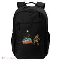 Funny Camping Bigfoot Light Christmas Tree Gifts Xmas Idea Backpack thumb 0