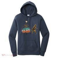 Funny Camping Bigfoot Light Christmas Tree Gifts Xmas Idea Women's Hoodie thumb 0