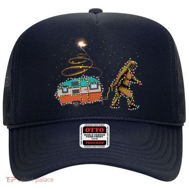 Funny Camping Bigfoot Light Christmas Tree Gifts Xmas Idea Hat