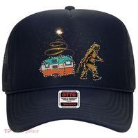 Funny Camping Bigfoot Light Christmas Tree Gifts Xmas Idea Hat thumb 0