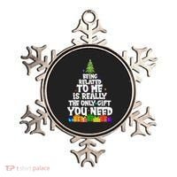 Funny Christmas Being Related To Me Is Really The Only Gift You Need Ornament thumb 0