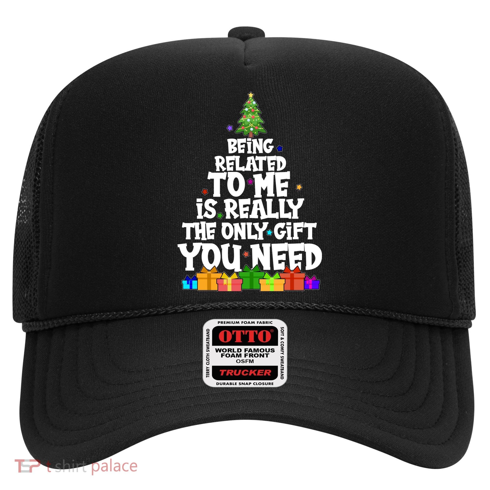 Funny Christmas Being Related To Me Is Really The Only Gift You Need Hat