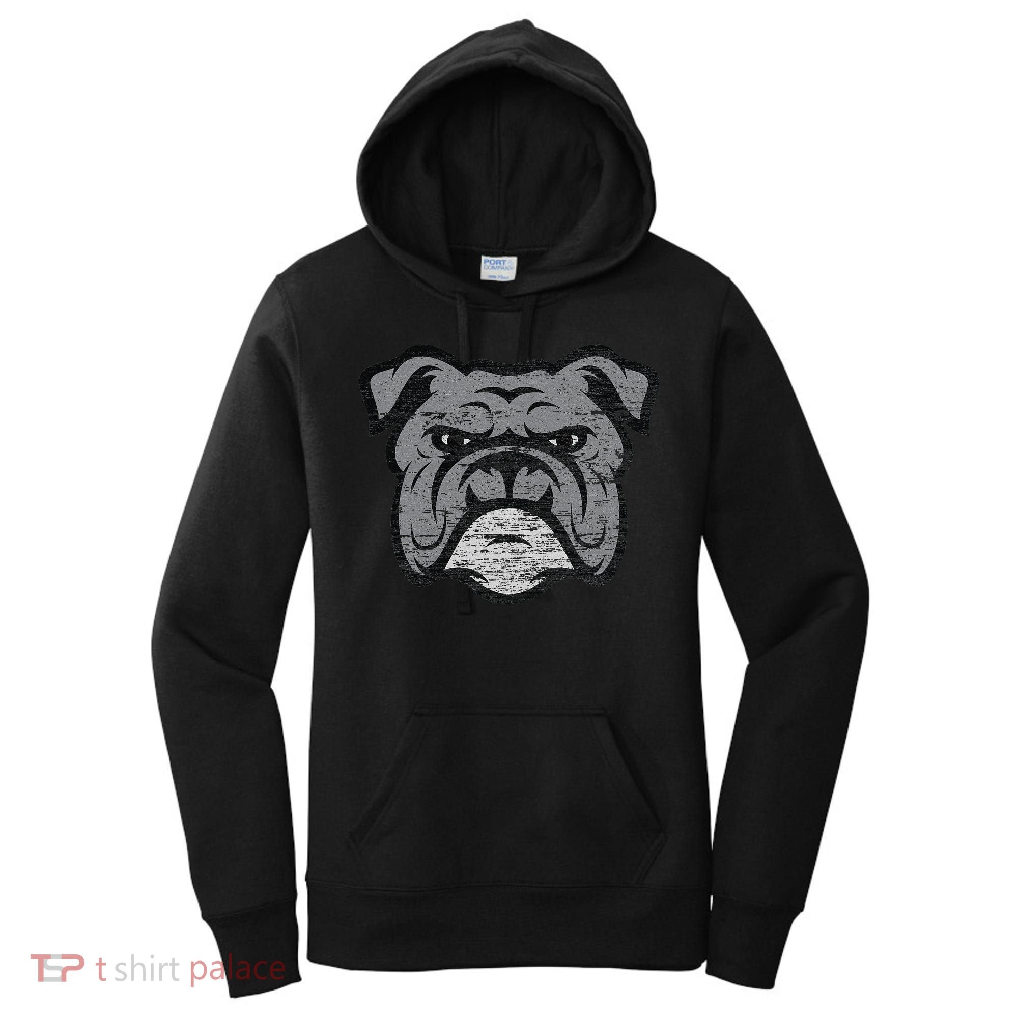 Funny Cool Bulldog Dog Lover Gifts Idea Women's Hoodie