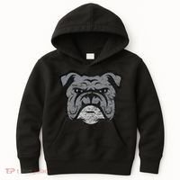 Funny Cool Bulldog Dog Lover Gifts Idea Kids Hoodie thumb 0