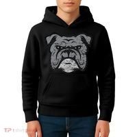 Funny Cool Bulldog Dog Lover Gifts Idea Kids Hoodie thumb 4