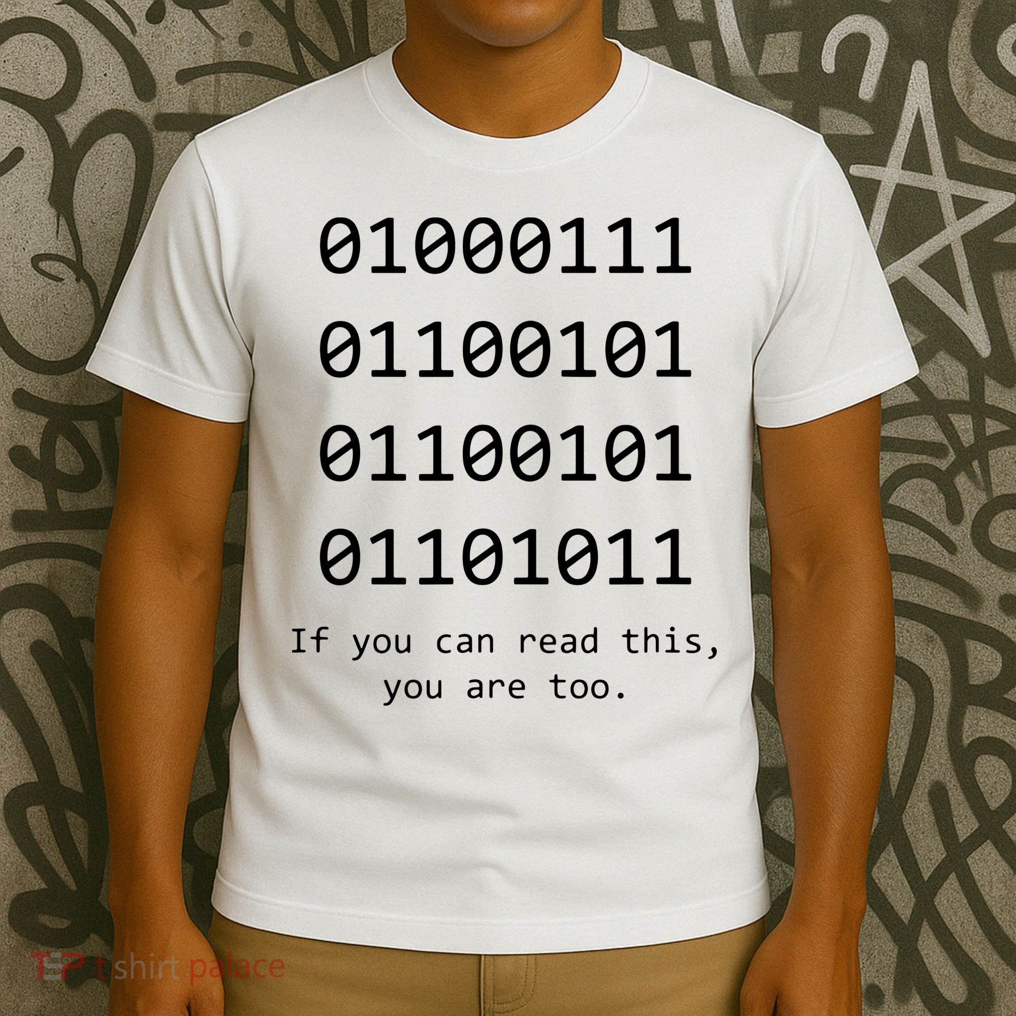 Funny Computer Binary Code Programmer Developer Geek Gift T-Shirt