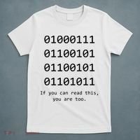 Funny Computer Binary Code Programmer Developer Geek Gift T-Shirt thumb 5