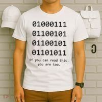 Funny Computer Binary Code Programmer Developer Geek Gift T-Shirt thumb 6