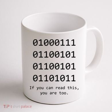 Funny Computer Binary Code Programmer Developer Geek Gift Coffee Mug back