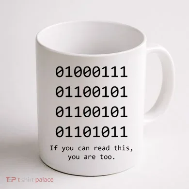 Funny Computer Binary Code Programmer Developer Geek Gift Coffee Mug back