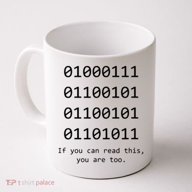 Funny Computer Binary Code Programmer Developer Geek Gift Coffee Mug