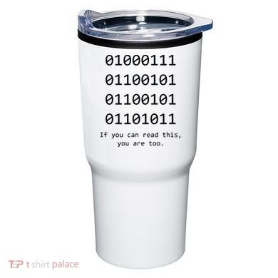 Funny Computer Binary Code Programmer Developer Geek Gift Tumbler