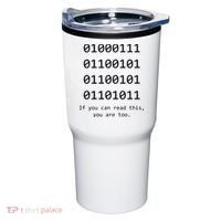 Funny Computer Binary Code Programmer Developer Geek Gift Tumbler thumb 0