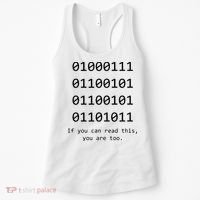 Funny Computer Binary Code Programmer Developer Geek Gift Women's Tank Top thumb 0