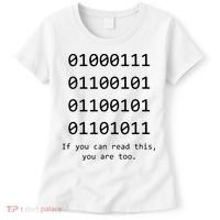 Funny Computer Binary Code Programmer Developer Geek Gift Women's T-Shirt thumb 0