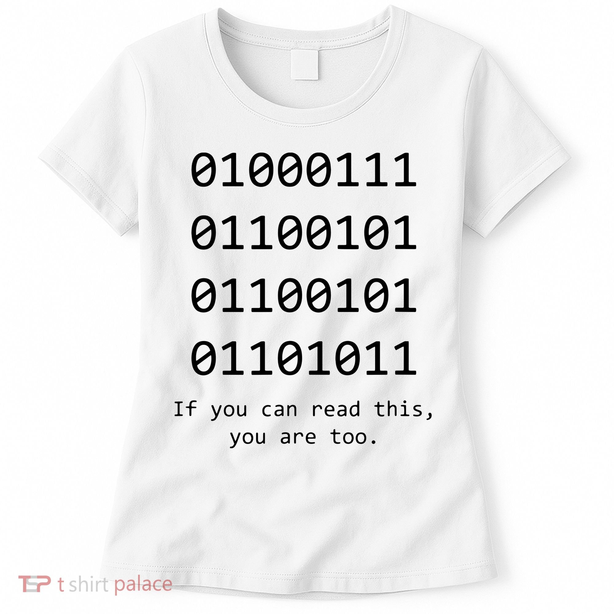 Funny Computer Binary Code Programmer Developer Geek Gift Women's T-Shirt