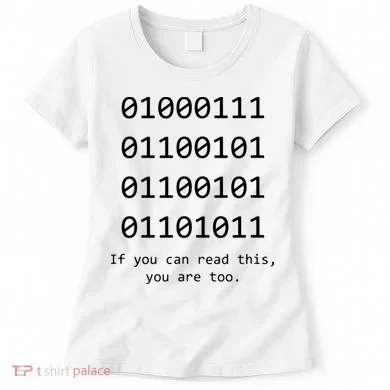Funny Computer Binary Code Programmer Developer Geek Gift Women's T-Shirt