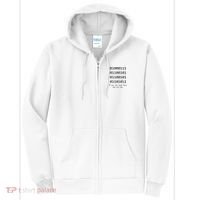 Funny Computer Binary Code Programmer Developer Geek Gift Full Zip Hoodie thumb 0