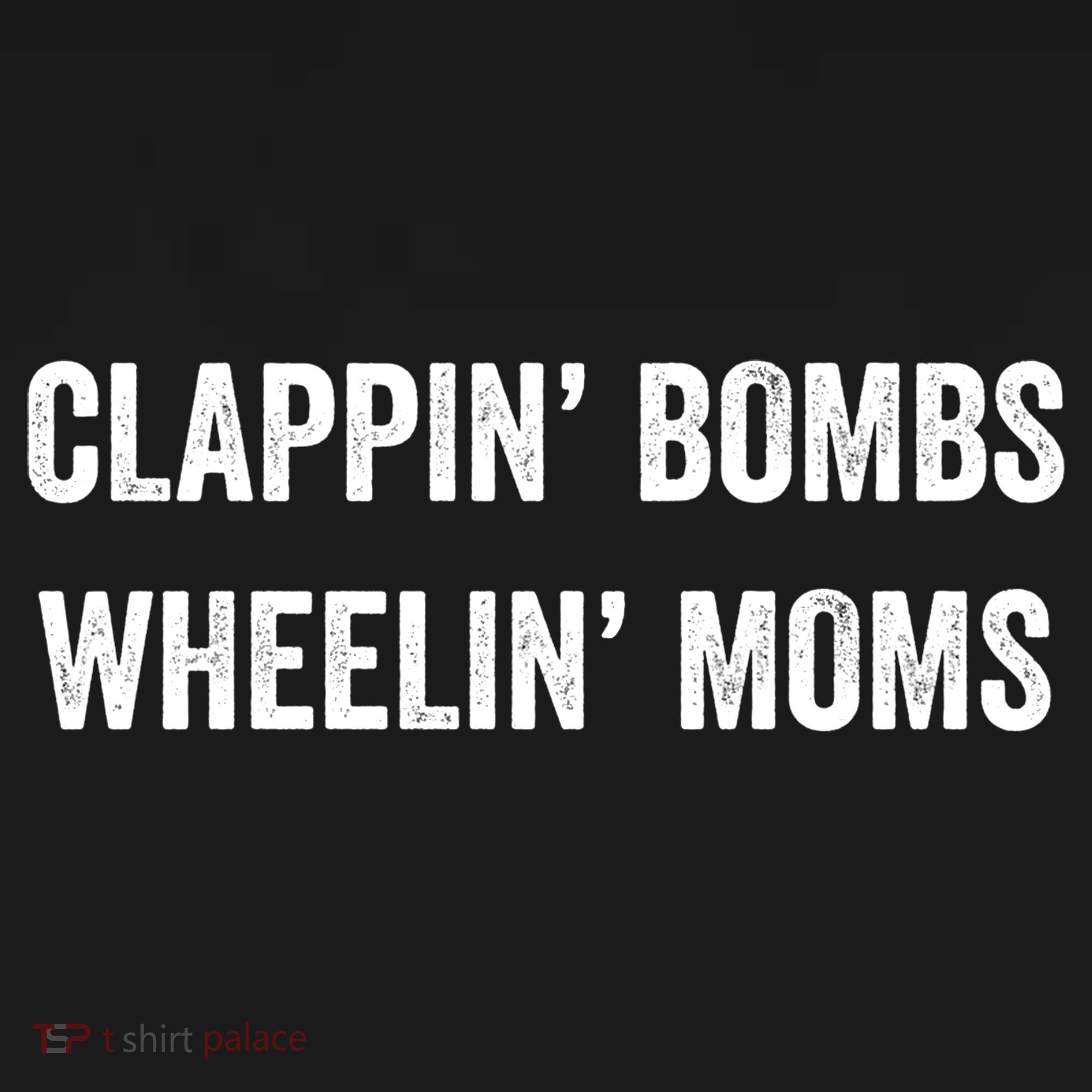 Funny Clappin' Bombs Wheelin' Moms Hockey Slang Gift Women's Hoodie