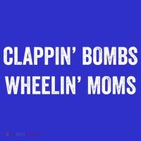 Funny Clappin' Bombs Wheelin' Moms Hockey Slang Gift Women's Tank Top thumb 5