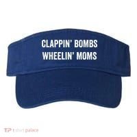 Funny Clappin' Bombs Wheelin' Moms Hockey Slang Gift Visor thumb 0
