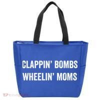 Funny Clappin' Bombs Wheelin' Moms Hockey Slang Gift Tote Bag thumb 0