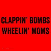 Funny Clappin' Bombs Wheelin' Moms Hockey Slang Gift Santa Hat thumb 1