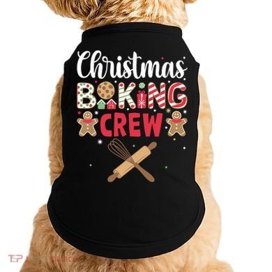 Funny Christmas Baking Crew Baking Christmas Cookie Doggie Tank