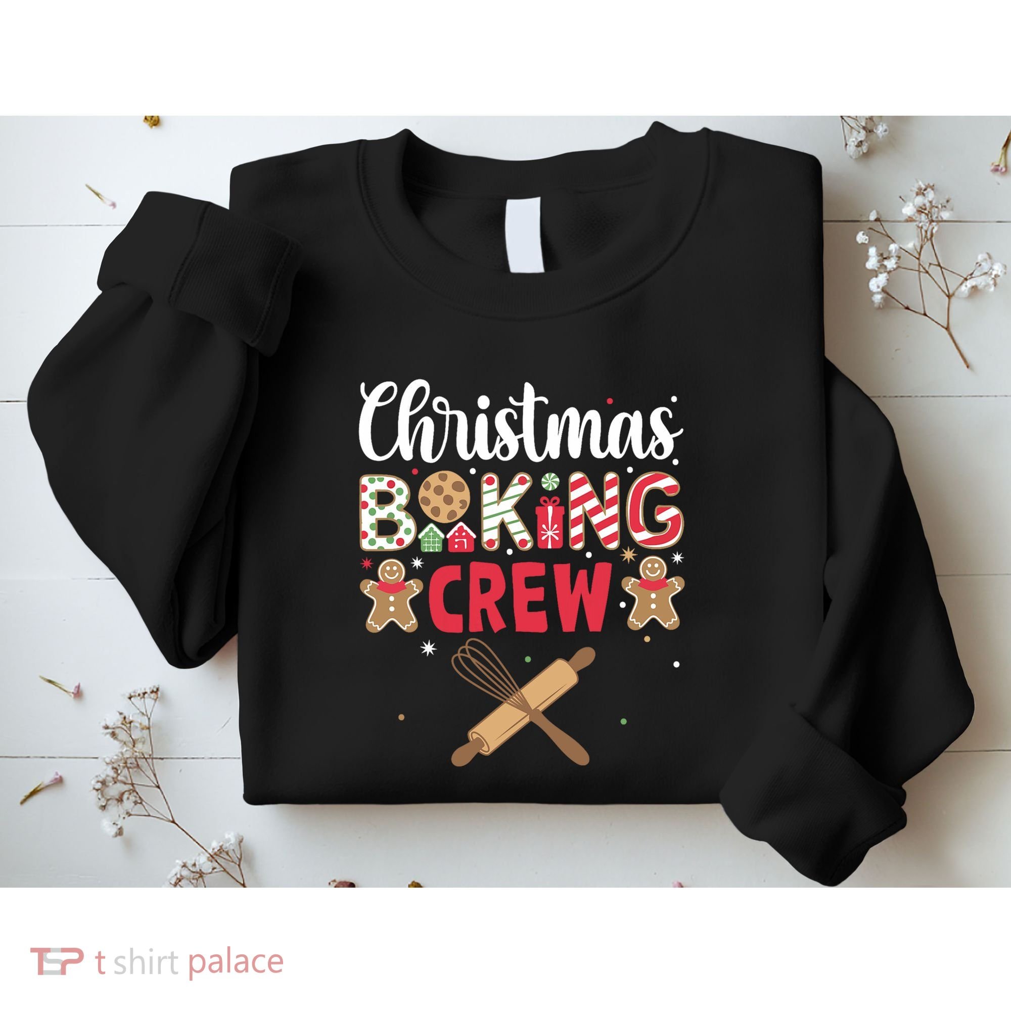 Funny Christmas Baking Crew Baking Christmas Cookie Sweatshirt