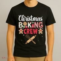 Funny Christmas Baking Crew Baking Christmas Cookie T-Shirt thumb 3