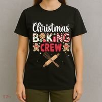 Funny Christmas Baking Crew Baking Christmas Cookie T-Shirt thumb 4