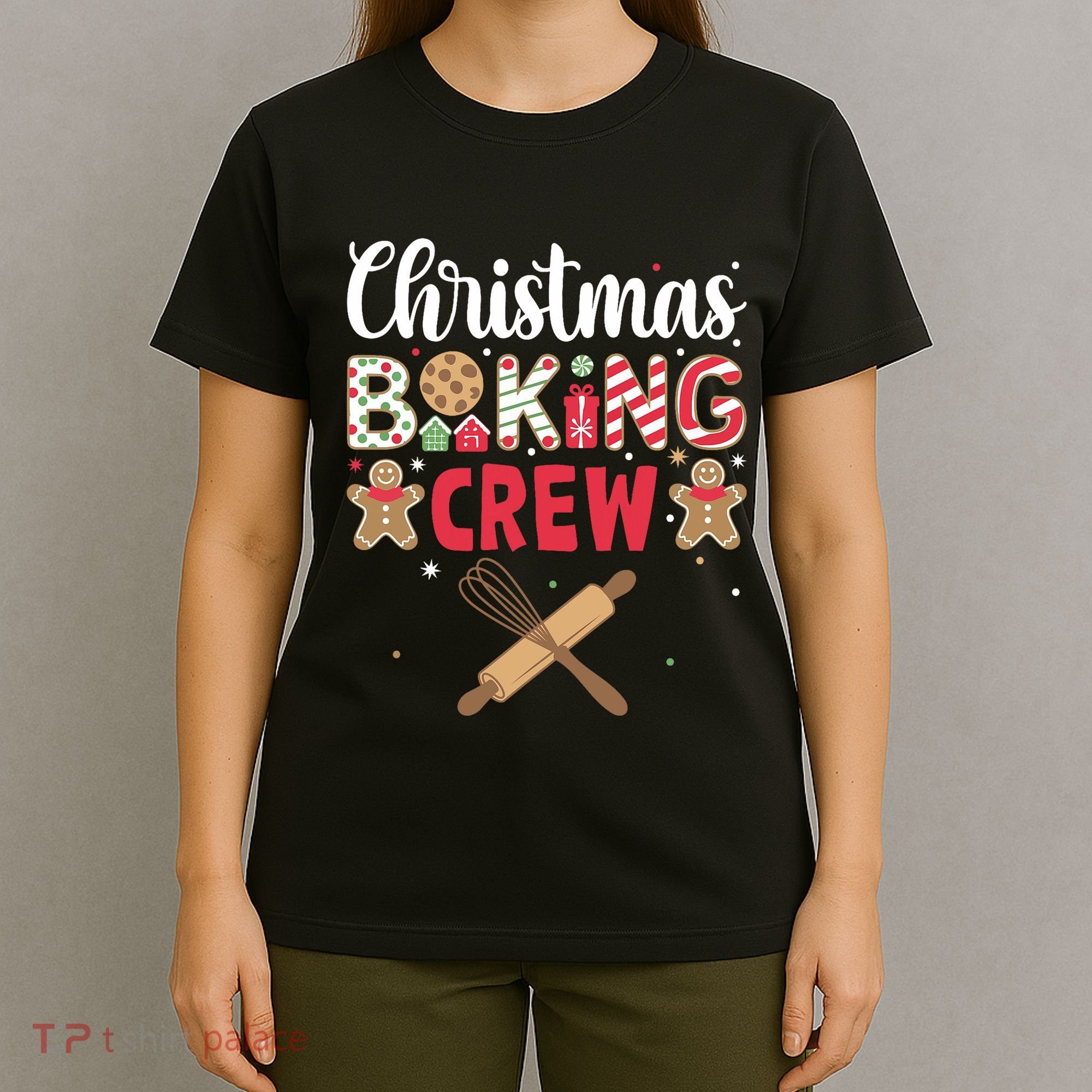 Funny Christmas Baking Crew Baking Christmas Cookie T-Shirt