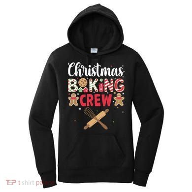 Funny Christmas Baking Crew Baking Christmas Cookie Women's Hoodie
