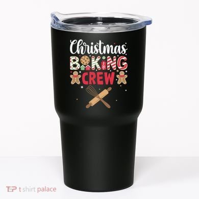 Funny Christmas Baking Crew Baking Christmas Cookie Tumbler