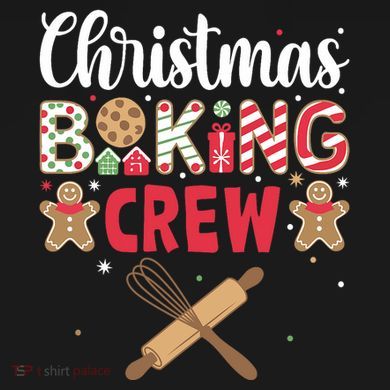 Funny Christmas Baking Crew Baking Christmas Cookie Youth Performance Sprint T-Shirt