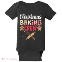 Funny Christmas Baking Crew Baking Christmas Cookie Baby Bodysuit thumb 0
